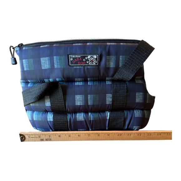 Daba Doo - Pet Carrier - Very Berrie Dark Green Plaid - Picture 8 of 11